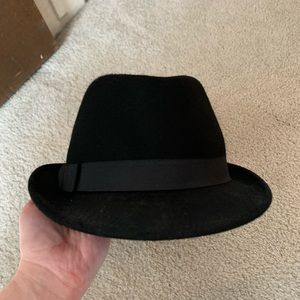 Women’s Black Fedora Hat